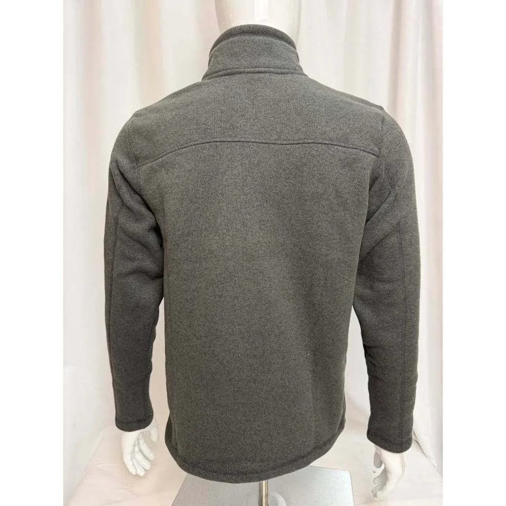 The North Face Mens Gordon Lyons 1/4 Zip Fleece Pullover TNF Black Heather S NWT